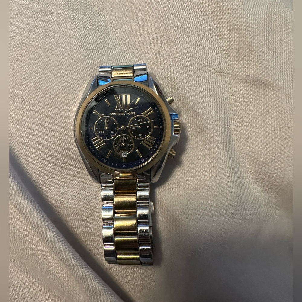 Michael Kors two toned watch